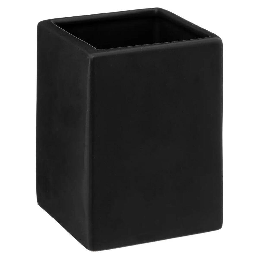 Soap Dispenser Set Wood - Black
