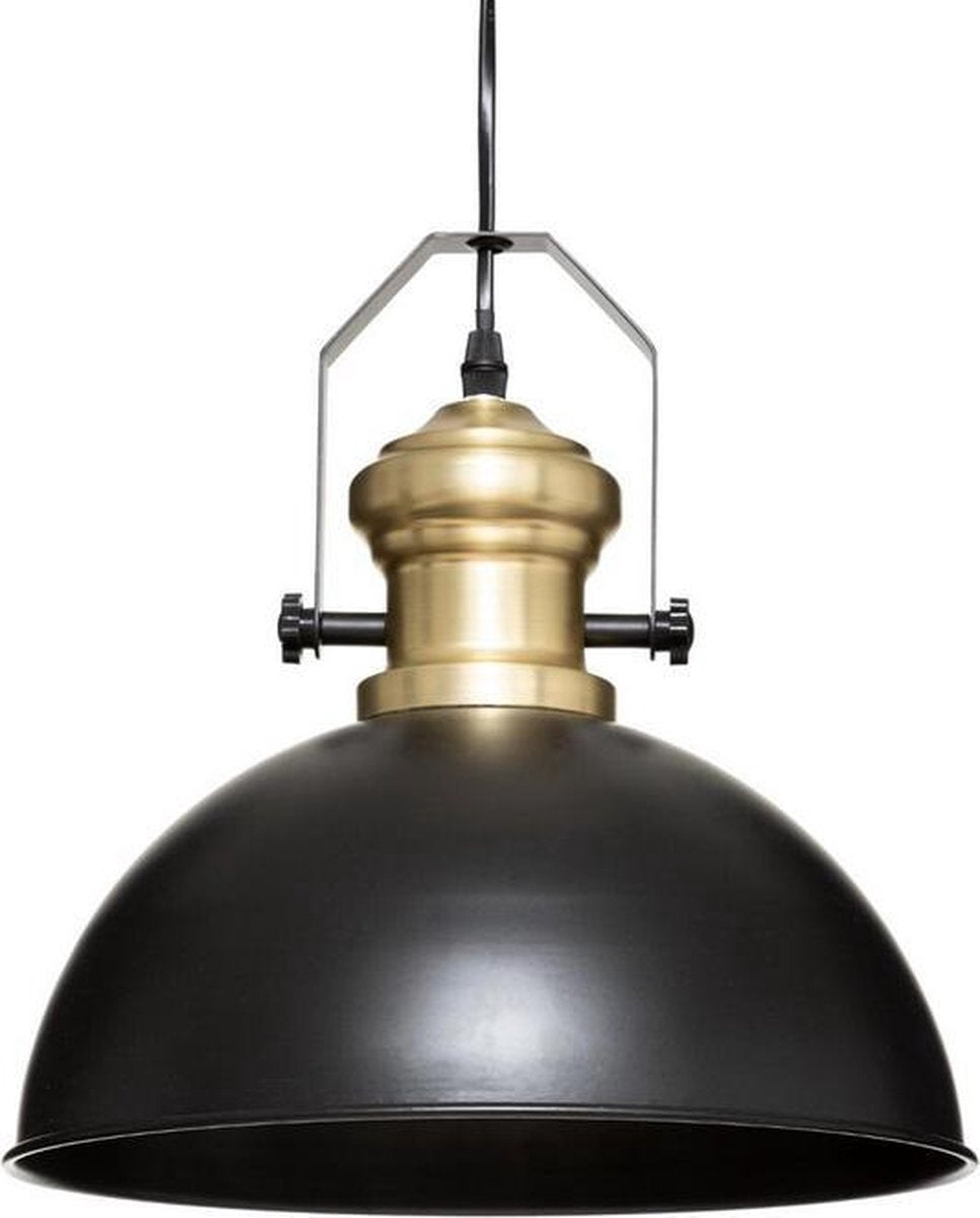 Suspension noire et dorée, métal ø 31 cm