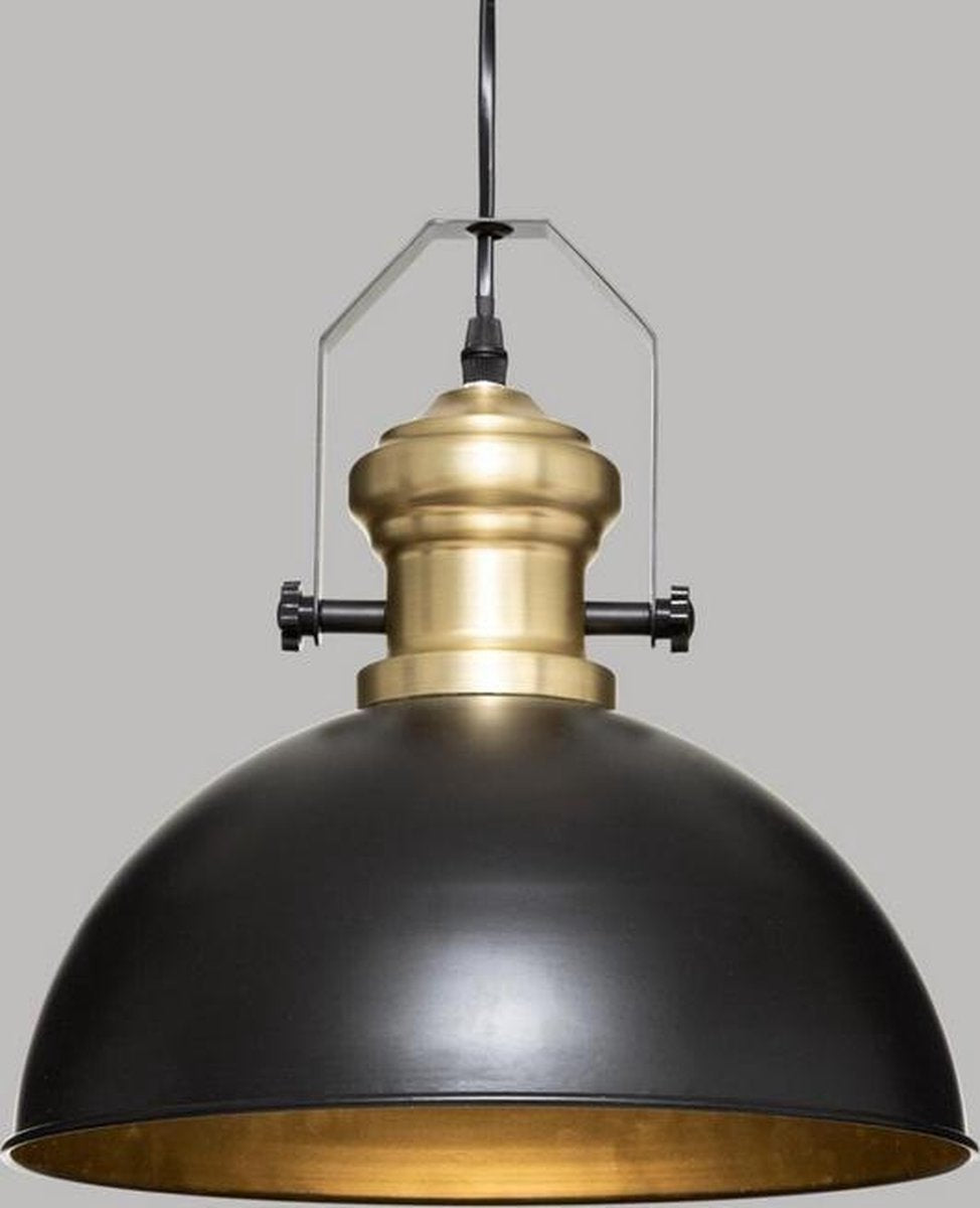 Suspension noire et dorée, métal ø 31 cm