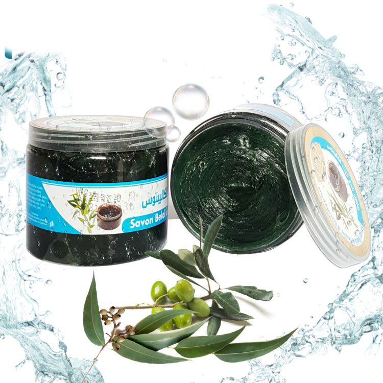 Moroccan Black Soap with EUCALYPTUS