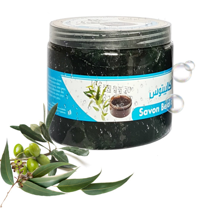 Moroccan Black Soap with EUCALYPTUS