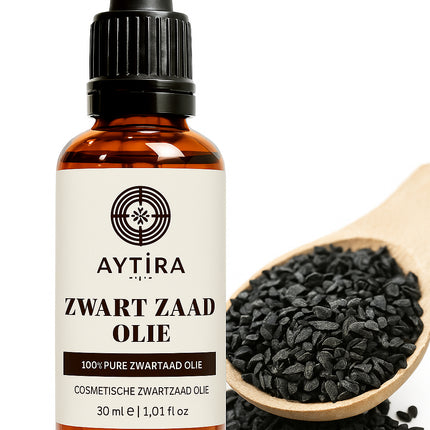 AYTIRA Zwarte Zaadolie – 100% puur en natuurlijk | Voedend voor huid en haar