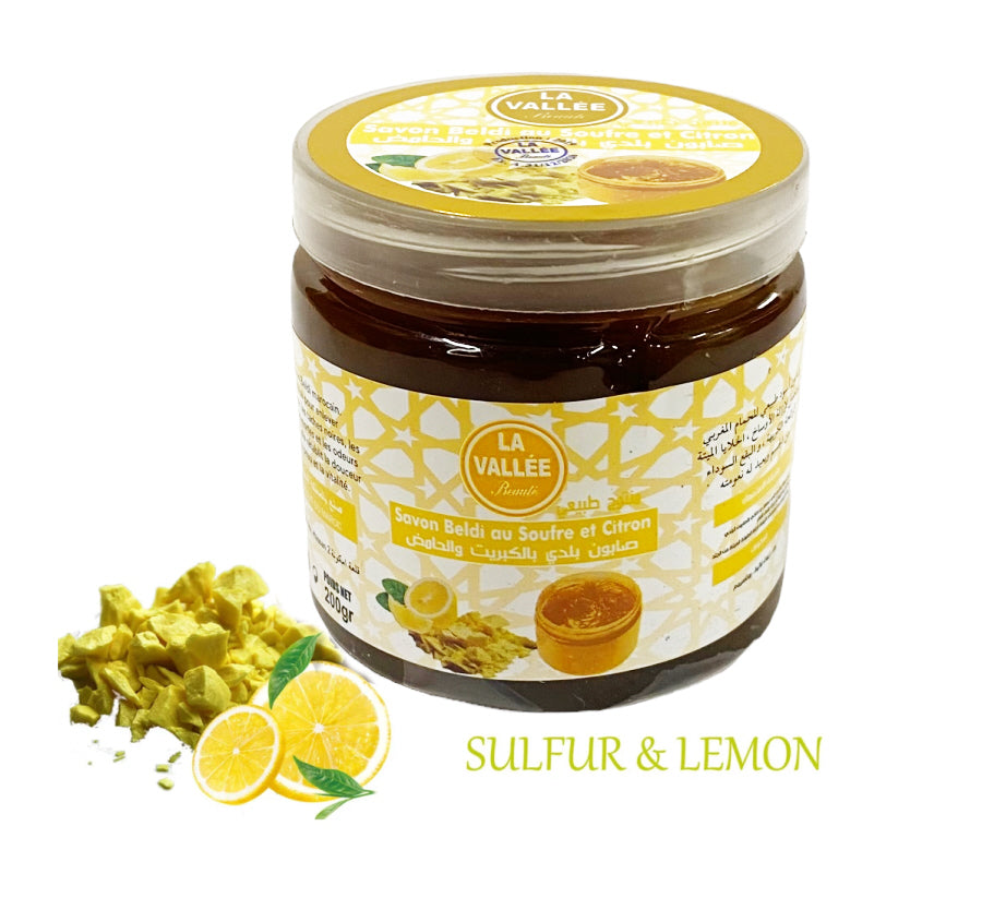 Savon Noir Marocain au citron